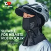 West Cykling Summer Cool Men Women Balaclava Exponed Hair Sun Protection Hat Cykel Cykling Travel Cap Antiuv Full Face Cover 240102