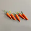 Kwiaty dekoracyjne 25pcs Symulacja dekoracji wielkanocnej marchewkowa sztuczna mini pianka marchewki warzywne ozdoby domowe prezenty dla dzieci