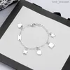 Nuovo braccialetto di fascino del progettista Catena S925 placcato argento Stella regalo Braccialetti a farfalla Catene superiori Fornitura di gioielli di moda