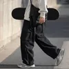 Pantaloni da uomo 2024 Gamba larga WidePocket Cargo Uomo Pantaloni kaki Neutro Vintage Allentato Casual Autunno Giapponese Streetwear Hip Hop