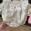 Conjuntos de roupas Bebê Moda Macacão 2024 Primavera Menina Bonito Roupas Confortáveis Estilo Coreano Casual Outono