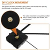 Uhren Zubehör DIY Geräuschlose Uhr Zubehör Kunststoff Uhrwerk Dekorieren Lieferungen Metall Stummschaltung Einfach Langlebig