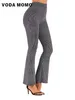 Pantalon femme Femmes Printemps Été Léopard Peau De Serpent Imprimé Flare Sexy Élastique Taille Haute Femme Pantalon Décontracté Streetwear Long