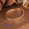 Car tires's popular Luxury Designer bracelet Japan and South Korea New Hot Sale Titanium Steel Rose Gold Couple Bracelet Valentine's Day With Original Box