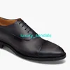 BERLUTI Chaussures habillées pour hommes Chaussures richelieu en cuir Berluti Chaussures pour hommes Cuir de veau équilibré Couleur unie Chaussures en cuir d'affaires pour hommes Chaussures Oxford en cuir Noir Gra HBIB