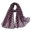 Sciarpe Musulmane Marchio di moda Chiffon Stampa Design Donna Sciarpa Scialle Elegante Lady Hijab Avvolgere Foulard Fasciatura