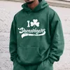 Men's Hoodies Male Hoodie St Patrick Day Pullover Fashion Sweatshirt Holiday Sweatshirts Logo Print Clothing Tops Hip Hop Oversize Sudaderas