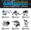 6 in 1 Esperimento scientifico Robot solare giocattolo Assemblaggio fai-da-te Strumento di apprendimento Robot educativi Kit gadget tecnologici per bambini 240102