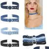 Chokers Kristallen Riem Type Denim Chokders Ketting Dames Doek Necklet Kettingen Mode-sieraden Will En Drop Levering Sieraden Necklac Dhxdl