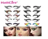 10 çift Geçici Göz Dövme Çıkartmaları Su geçirmez DIY Flash Teslim Edilebilir Göz Farı Eyeliner Yüz Sticker Cadılar Bayramı Makyaj Aracı 313E694065