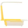 Kitchen Storage Sink Rack Sponge Draining Dish Earth Tones Plastic Racks Holder Pp Accessory Baby Shelving