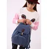 Torby na zakupy plecak damski płócienny sznur swobodne podróże plecak torba męska men girl szkolna torba na ramię japońska prosta szkolna torebka