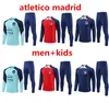 23/24 adultes hommes et enfants Madrid survêtement chandal futbol football costume d'entraînement 22/23 Atletico survêtements ensemble hommes camiseta de football veste