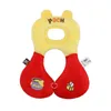 Baby Neck Pillow Car Sleeping Forming Pillow Cartoon Animal Travel Protect Seat U-formade kuddar för barn Cervical Spine Protect 240102