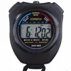 Bilek saatleri profesyonel el tipi LCD kronograf spor kronometre zamanlayıcı mutfak zamanlayıcıları klasik dijital stop izleme ile dize 2024
