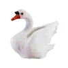 Garden Decorations Artificial Swan Model Lifelike Ornament Feather Bird For Patio Courtyard Pography Prop Outdoor