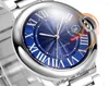 CHF WSBB0061 A2824 Relógio masculino automático 40 mm com mostrador de textura azul pulseira de aço inoxidável Melhor edição 36 mm 33 mm Relógios femininos de quartzo suíço 26 estilos Puretime B03