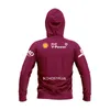 2024 Nya Australien Queensland Maroons Kids Home Away Rugby Jersey Kid Hoody Pullover Sweatshirts Outdoor Pullover Hoodies Jackor