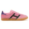 Designer Leopard Spezial Galles Bonner Og Chaussures occasionnelles Men Femmes Trainers Cloud Pony Pony Core Black Gum Pink Veet Veet Vega Collegiate Flat Moolafers Sneakers