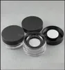 Beauty Items Loose Powder Container With Elastic Screen Mesh Net Black Cap Sifter Jar Box Cosmetic Case F22732723817