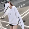 Women's Hoodies Ms Paragraph Four Models To Film The Spring And Autumn Period Thin Coat Loose Long-sleeved Languid Is Lazy Wind Fle