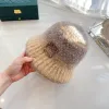 Autumn And Winter Fisherman Hat Thickened Warm Pot Hat Keep Warm Bucket Hats Womens G2401026BF