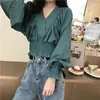 Frauen Blusen 2024 Verkauf Frauen Tops Koreanische Mode Langarm Bluse Casual Damen Arbeit Button Up Hemd Weibliche BAy1091