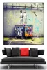 Fashion Life is short BANKSY canvas painting wall pictures for living room wall art decoration pictures poster and print Unframed6831052