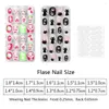 False Nails Girls Gifts Cartoon Style Gel Gell Short Square Press On Finger Decor Nail Tips Art Fake