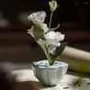 Dekorative Blumen Lotus Pod Keramikvase Kleine Blume für Hochzeit Tischdekoration Getrockneter Topf