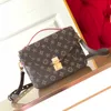 M44875 Borsa a tracolla con patta metis in rilievo DHgate Borsa a tracolla da donna con tracolla 10a Borse firmate Borsa a mano con fiore di lusso con tracolla da uomo Pochette in pelle da donna