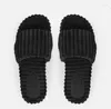 Slippers Women Style In Summer Large Size Thick Soles Towel Plush Women's Fashion Open-toe Home