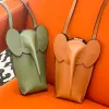 Mini Crossbody Elephant Phone Luxurys Bag Bag anagram 7a محفظة Women's Lostte Handbag Girl Bag حقيبة حقيقية من جلد السفر المظروف