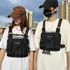 Waist Bags Functional Tactical Chest Rig Trend Pack For Woman Fashion Hip Hop Vest Streetwear Unisex Black Bag