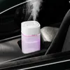 Humidificateurs 400ml humidificateur d'air bureau de voiture USB pour la chambre à coucher à la maison brouillard lourd avec diffuseur d'huile essentielle d'aromathérapie colorée veilleuse