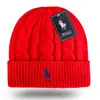 Boa qualidade novo designer polo gorro unisex outono inverno gorros chapéu de malha para homens e mulheres chapéus clássicos esportes crânio bonés senhoras casual d4