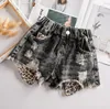 Summer Baby Girl Shorts Kids Jeans Pants Fashion Leopard Print Patchwork for S Bottom Clothes 2 to 14 Years 2206278325054