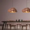 Kolye Lambalar Minimalist Tasarımcı Restoran Lambası Yatak Odası Wabi Sabi Led Avizeler Yaratıcı Ev Dekoru Bar Asma Aydınlatma Armatürleri