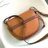 Womens 7A Puzzle Saddle 10A Coftle Bag Strap 2 Size أصليًا من الجلد المحفظة عبر أكياس الجسم الفاخرة حقيبة حقيبة اليد