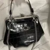 2023 Borsa di design di nuovo stile per le donne Borsa a tracolla Saturn in pelle Moda Plaid colorato Catena Crossbody Borse a tracolla Borse da viaggio 230718