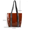 Abendtaschen 2024 Sommer PVC Transparent Umhängetasche Design Große Kapazität Klare Wasserdichte Tote Weibliche Square Beach Shopping Bolsa