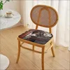 Yastık Chainsaw Man Mat Yaratıcı Yemek Sandalyesi Ofis Masası için Dairesel Dekorasyon Koltuk Ev Dekor