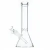 bong glass water pipes beaker bongs 10'' clear scientific 5mm thickness Heavy Duty hand blown glass bong pipes