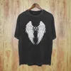 Printed Wings T-shirt Cotton Short Sleeve Hip Hop Vintage Funny Graphic Tee Short Sleeve Mens Crew Neck Tee Top Cotton Casual T Shirt S-2XL