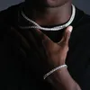 2024 Hip Hop Iced Out Bling 5A Cubic Zircon M CZ Tennis Chain Colar Mulheres Menino Clássico Única Linha Pedra Pulseira Conjunto de Jóias 240102