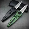 Piranha Aluminium Handle Pocket Knife Outdoor D2 Steel Spliting Mekanism System Camping Folding Knife