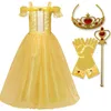 Encanto Charm Girls Princess Costume for Kids Halloween Party Cosplay Dress Up Children Disguise Fille 240102