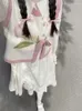 Vestidos de trabajo Conjuntos de vestidos para mujer Chaleco de punto sin mangas con un solo pecho y cuello vuelto Manga larga Moda de dos piezas