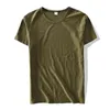 Camisetas para hombre, camiseta 2024, ropa de manga corta, cuello redondo, algodón puro, holgada, holgada, camisa de base juvenil versátil y grande