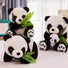 Plush Dolls 9/10/12/16cm birthday Soft cloth Toy kids baby Lovely Bear Plush Panda Present Doll Stuffed Animals Cute Cartoon PillowL23116